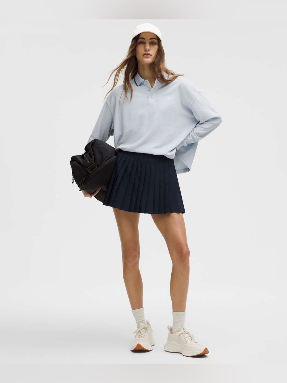 Lululemon Cotton Terry Relaxed Fit Polo Starch Blue/Solar Grey STRH/SOGY